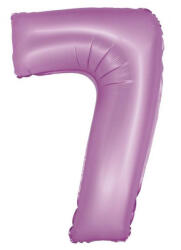  Levendula 7-es Lavender Mat szám fólia lufi 76 cm (MLG158793)