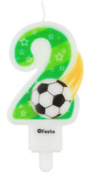 Javoli Focis 2-es Ball számgyertya, tortagyertya (MLG125016)