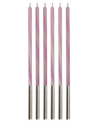 Javoli Rózsaszín Candy Pink tortagyertya, gyertya szett 6 db-os (MLG171334)