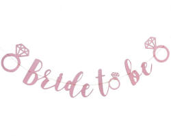 Javoli Bride To Be Pink papír felirat 3 m (MLG134612)
