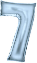 Javoli Kék Lustre Pastel 7-es szám fólia lufi 86 cm (DPA9917339)