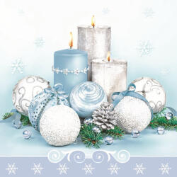 Javoli Karácsony Blue&Silver Composition szalvéta 20 db-os 33x33 cm (PKK027275)