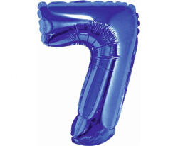 Javoli Kék Blue 7-es mini szám fólia lufi 35 cm (MLG633761)