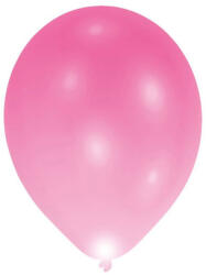 Javoli Világító LED Pink léggömb, lufi 5 db-os 11 inch (27, 5 cm) (DPA9901051)