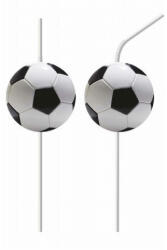 Javoli Focis Soccer Field papír szívószál, 4 db-os szett (PNN90656)