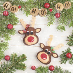Javoli Karácsony Felt Reindeers szalvéta 20 db-os 33x33 cm (PKK043411)