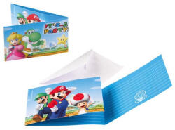 Javoli Super Mario Mushroom World Party meghívó 8 db-os (DPA9901543)
