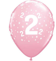Javoli Színes Happy Birthday 2 Pastel léggömb, lufi 6 db-os 11 inch (28 cm) (MLG178259)