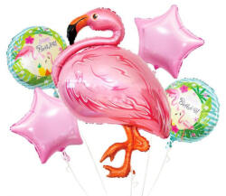 Javoli Flamingó Pink fólia lufi 5 db-os szett (MLG143140)