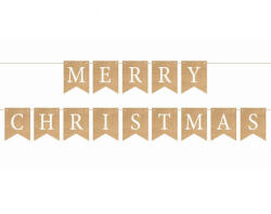 Javoli Merry Christmas Brown felirat 250 cm (MLG169263)