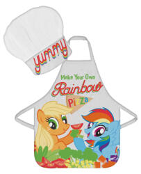 Javoli Én kicsi pónim Rainbow Pizza gyerek kötény 2 darabos szett (BRM011649)