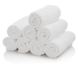 Alveola Frottír törölköző, fehér, 50x90 cm - hairpower