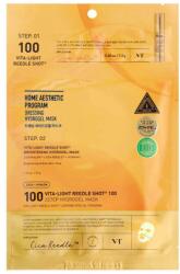 VT Cosmetics Vita-Light Reedle Shot 100 2Step Mask - Kétlépéses Hidrogél Arcmaszk Spikulákkal És Niacinamiddal 1db/33g