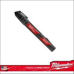 Milwaukee Jelölő filctoll átfordítható fejű lakkfilc INKZALL - Vastag FEKETE (48223731)