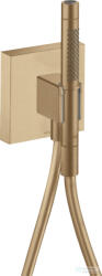 Hansgrohe Axor ShowerCollection Porter gégecső csatlakozós zuhanytartó zuhanyszettel, szálcsiszolt bronz 12626140 (12626140)