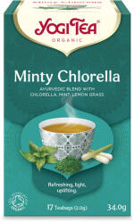 YOGI TEA BIO Mentás tea chlorella algával 17x2g Yogi Minty Chlorella (4012824404892)