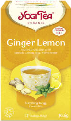 YOGI TEA BIO Citromos gyömbér tea 17x1, 8g Yogi Ginger Lemon (4012824402508)
