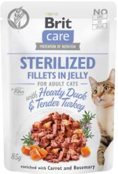 Brit Care Cat Fillets in Jelly Steril Duck&Turkey 85g