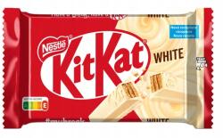 KITKAT Nestlé Kitkat White 4FINGER ostya fehér csokoládéban 41, 5g