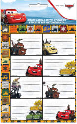 Javoli Disney Verdák Road füzetcímke matricával 16 db-os (GIM77218149)