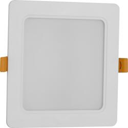 Avide Beépíthető Mennyezeti Lámpa Led 12w 1250lm 4000k Nw Négyzetes Műanyag (acrpnw-s-12w-pc)