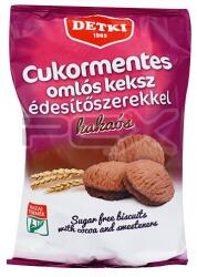 DETKI Cukormentes Omlós Keksz-kakaós 180g - pcx
