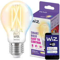 Philips Led izzó E27 7W 60W 2700-6500K Tw Filament Smart WiFi WiZ alkalmazás (787158)