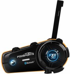 Fodsports FX8 Pro motorkerékpár intercom (fekete) (165057)