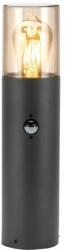 Avide Athen kültéri állólámpa mozgásérzékelővel fekete 1xE27 300 mm IP54 AOLPE27-S-ATH-30 (AOLPE27-S-ATH-30)