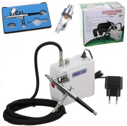 TC TECHNIC Mini airbrush kompresszor készlet festékszóróval, tömlővel, szűrővel TC Technic HS08AC-SKF