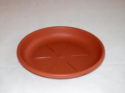  Virágtartó alátét, 36 cm, terrakotta műanyag (367) (367-terrakotta)