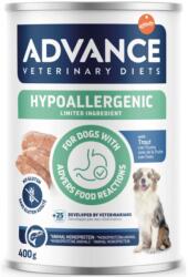 ADVANCE Conserva Advance Veterinary Diets Hypoallergenic cu Pastrav, 400 g