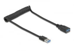 Delock USB 5 Gbps Type-A hosszabbító kábel 0.6m fekete (90367)