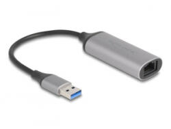 Delock USB-A 5 Gbps RJ45 hálózati adapter szürke (81571)