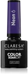 Claresa SoakOff UV/LED Color Neon géles körömlakk árnyalat 6 5 g