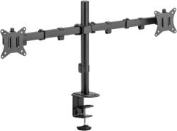 SBOX LCD-352/2-2 17"-32" dönthető, forgatható asztali dual monitor tartó konzol (SBOX LCD-352/2-2) - bestbyte
