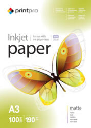 ColorWay PrintPro fotópapír matt, 190 g/m2, A3, 100db (PME190100A3)