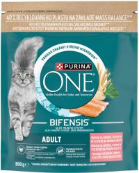 ONE lazacban és teljes kiőrlésű gabonákban gazdag száraz macskaeledel 2 x 9, 75 kg