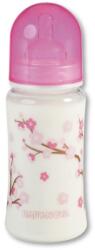 Baby-Nova Пластмасово шише с широко гърло Baby Nova PA - 300 ml, розово (48000) - ozone