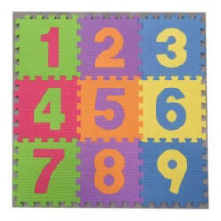 Medito Színes szivacs puzzle számokkal - 9 db-os (KR5670)