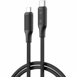 XO Design Cablu Date si Incarcare XO Design USB-C - USB-C NB-Q265B 60W 1m Negru