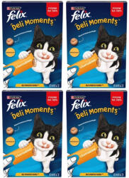 FELIX Deli Moments Snackuri cremoase pentru pisici cu pui 4x(4x10g)