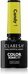 Claresa SoakOff UV/LED Color Candy géles körömlakk árnyalat 1 5 g