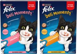 FELIX Deli Moments Snackuri cremoase pentru pisici MIX DE AROME 2x(4x10g)