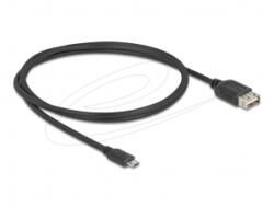 Delock EASY USB 2.0 Micro - Type-A átalakító kábel 1m fekete (81518)