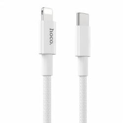 hoco. Cablu Date si Incarcare Hoco USB-C - Lightning X56 20W 1m Alb