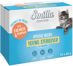 Smilla 24x85g Smilla Young Sterilised nedves macskatáp akciósan