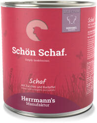 Herrmanns 12x800g Hermann's Bio Menü Sensitive birka, bio cukkini nedves kutyatáp