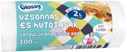 Glossy hűtő és uzsonnás tasak 2L 100db/tek