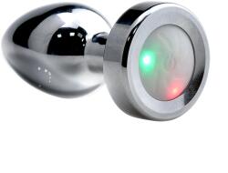 Passion Labs Dop Anal Metalic Small Led Light, Argintiu, 7.2 cm, Passion Labs